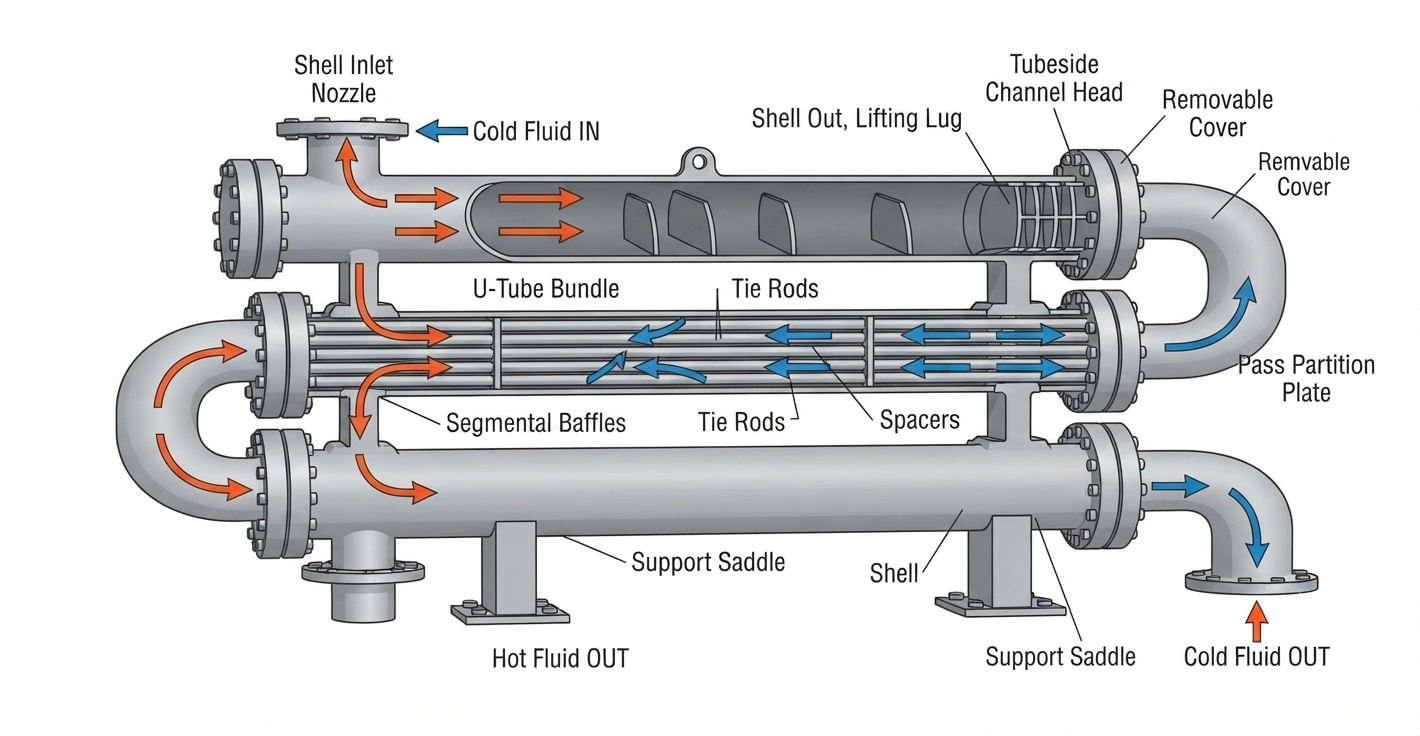 Double Pipe Heat Exchanger