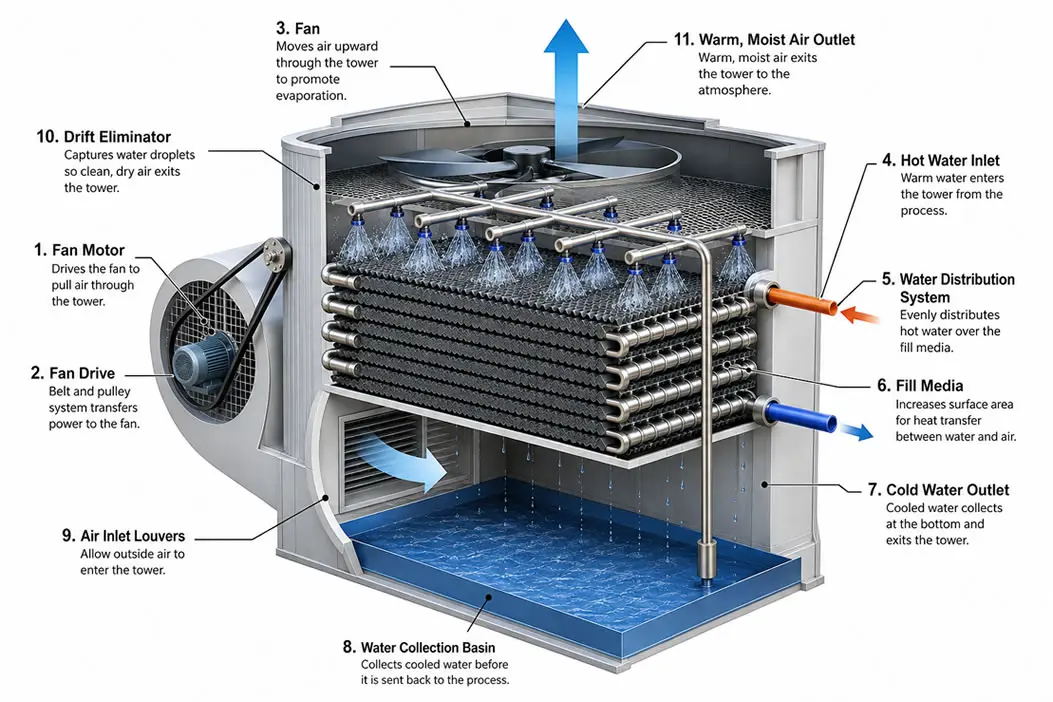 Evaporative Closed Circuit Cooler