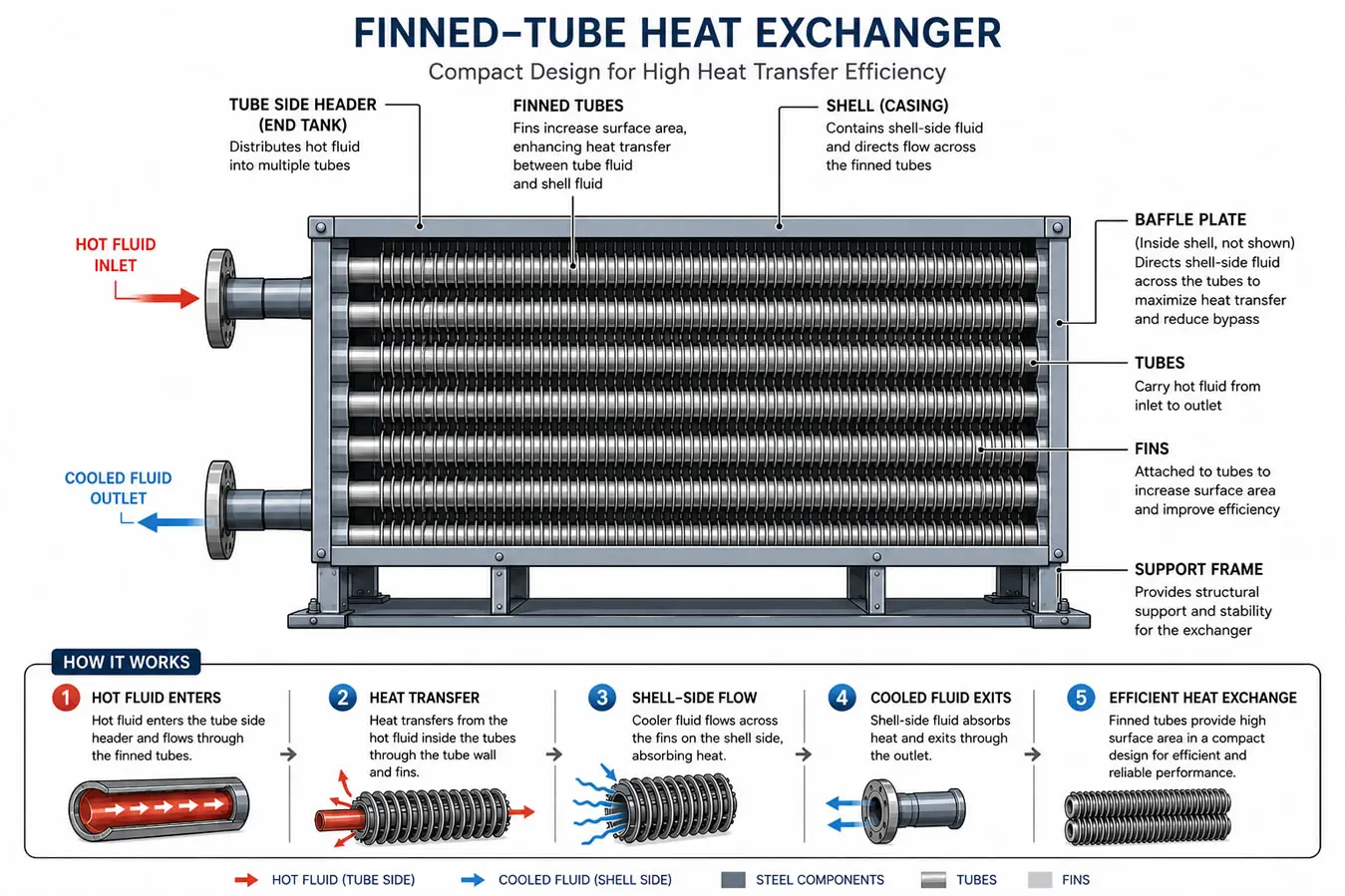 Finned Tube Heat Exchanger 