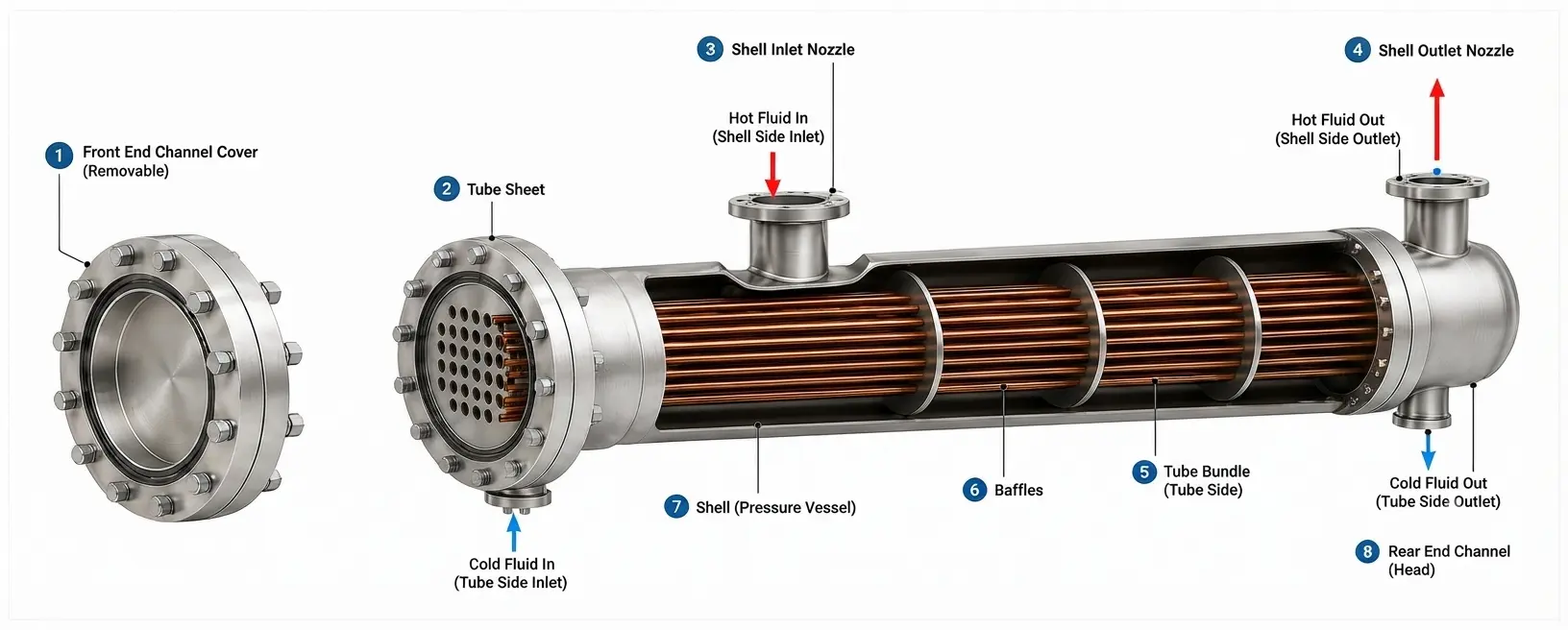 Shell and Tube Heat Exchanger 
