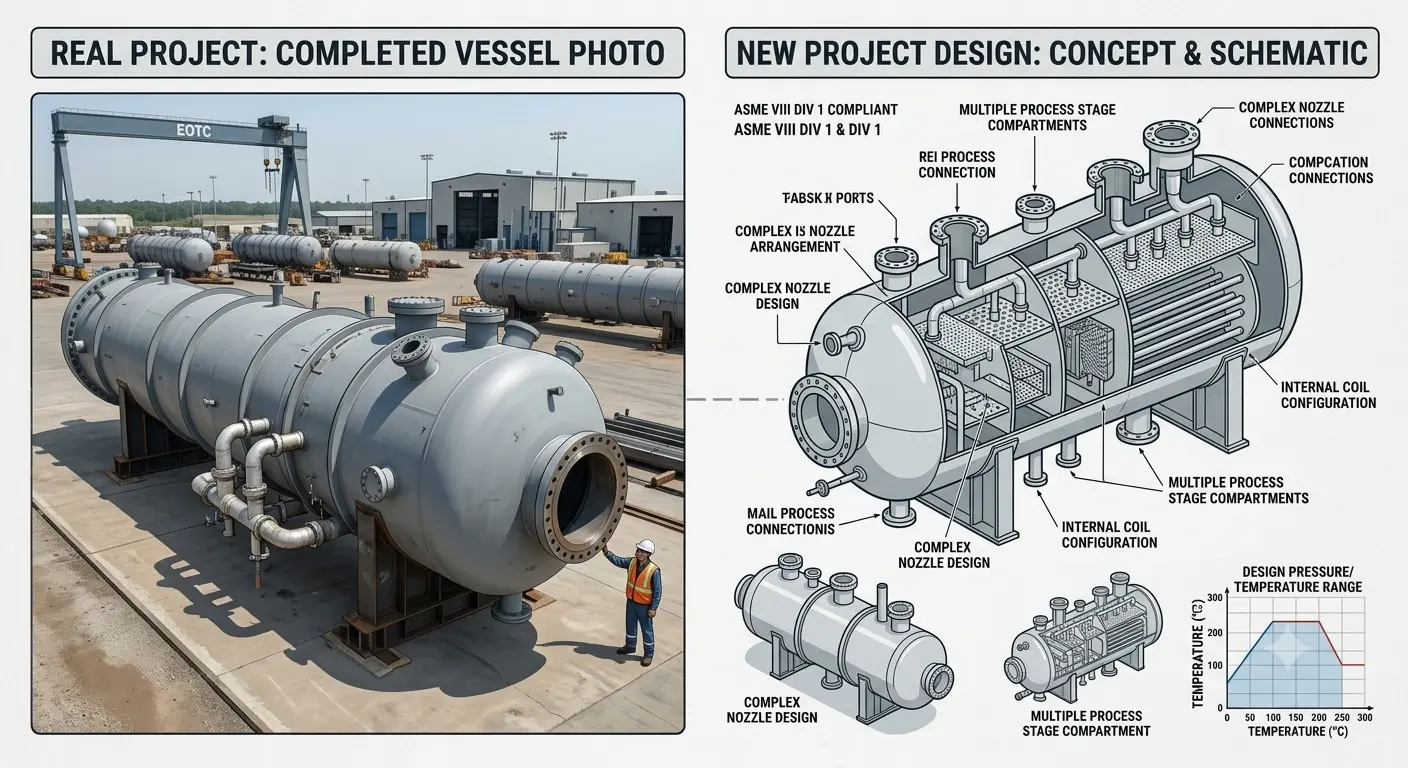 vertical pressure vessel
